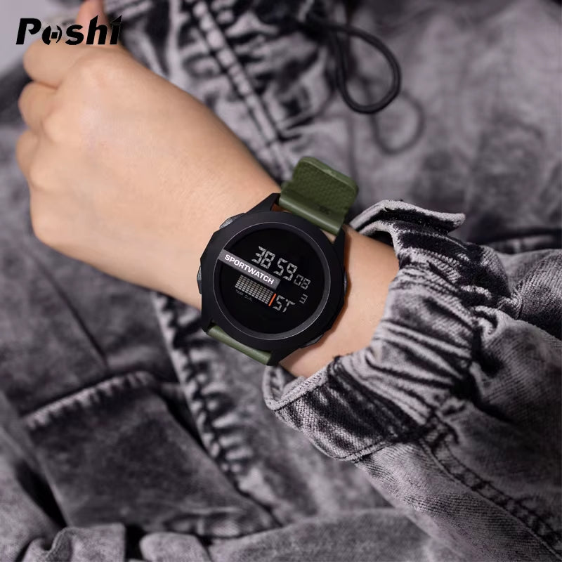 Sport Electronic Watch for Man Luxury Digital Wristwatch Stopwatch Luminous with Date Week Waterproof Men Watches